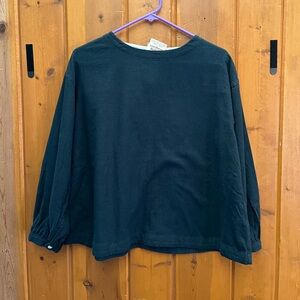 Muji - flannel oversized shirt